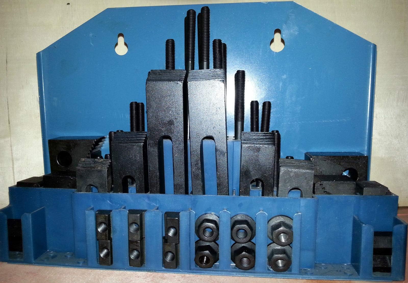 58pc. Clamping Kit for MIlling/Drilling - 16mm T-Slots - 14mm Studs