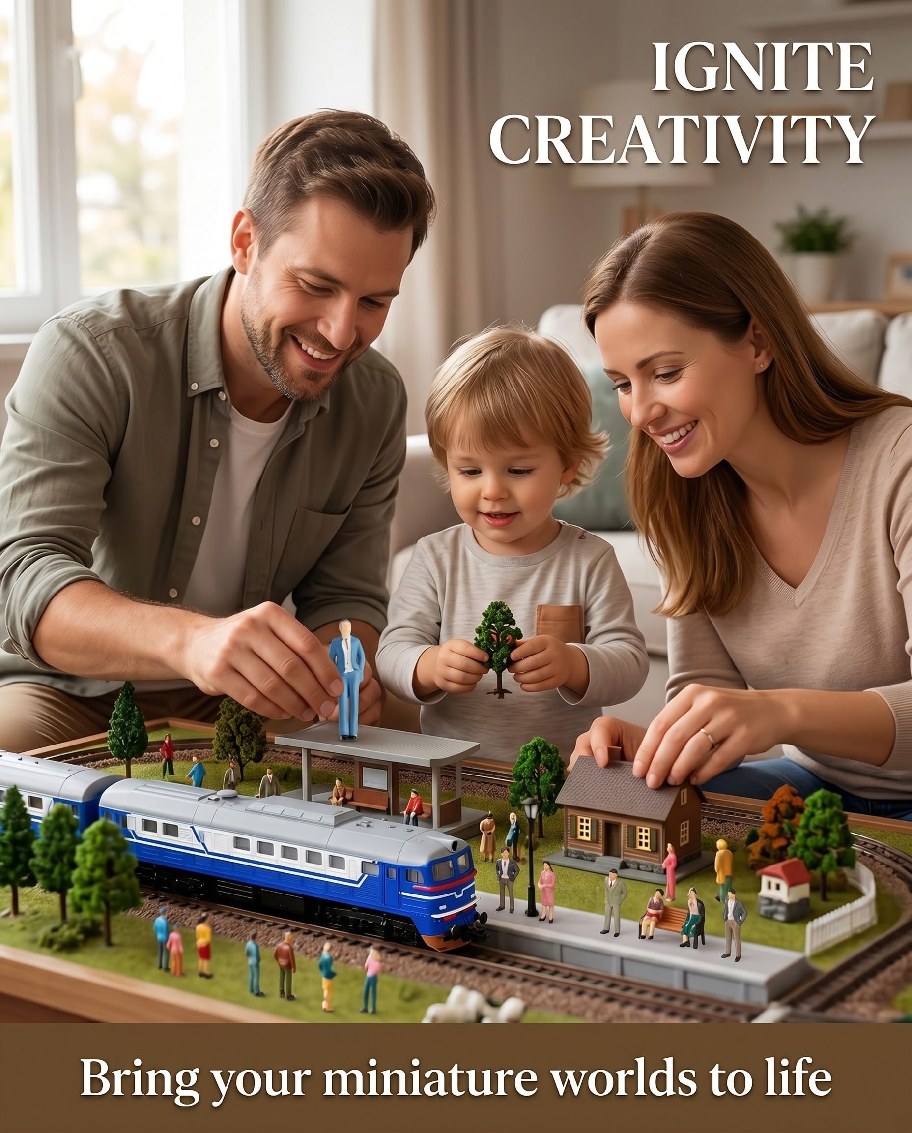 40 Figurines Miniatures 1/50 – Assises Et Debout – Pour Maquettes Trains, Dioramas, Déco