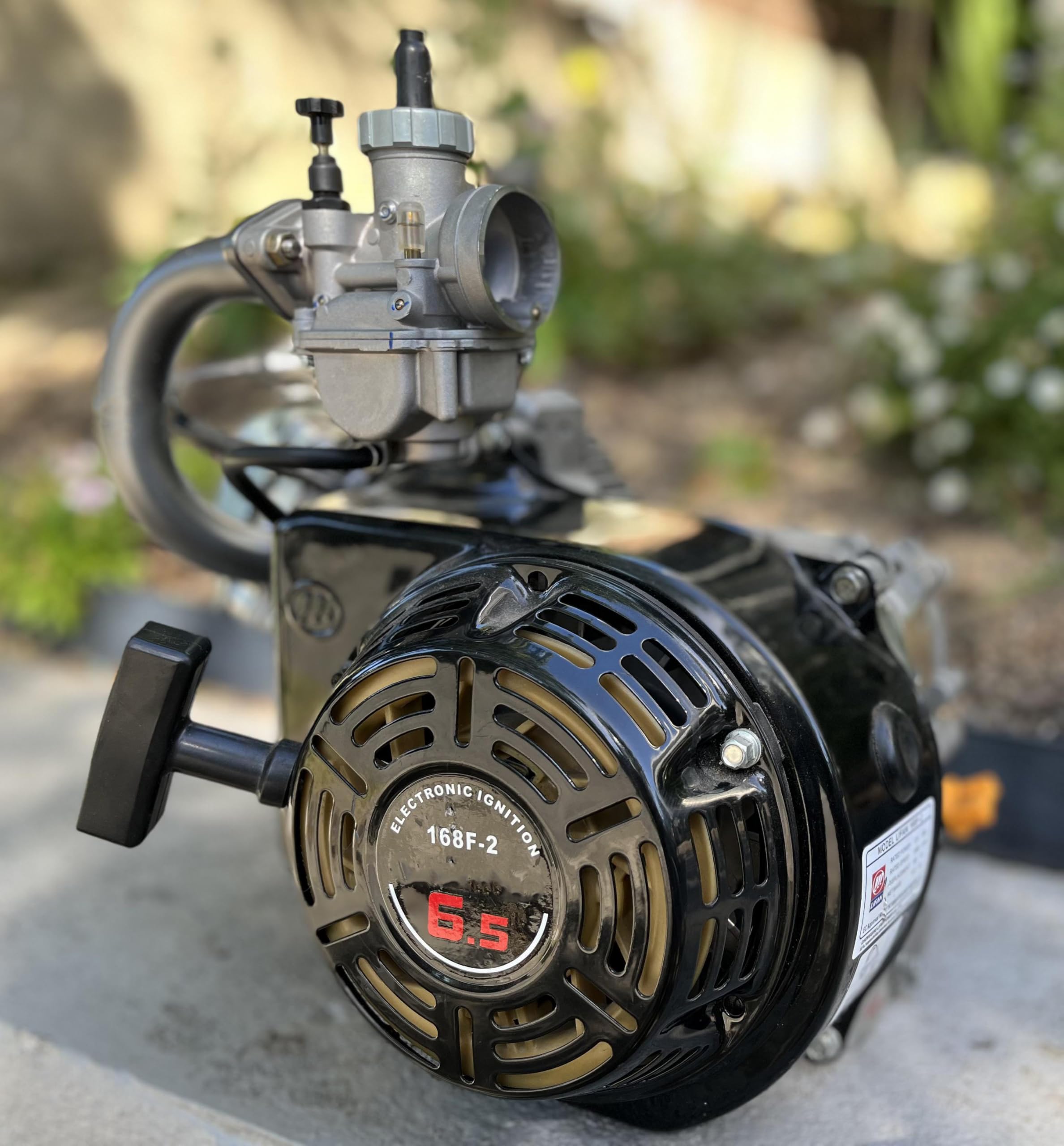 Performance Kit For Coleman CT200U BT200X VM22 Carburetor Inverted Intake Manifold Kit For Predator 212cc GX200 Mini Bikes & Go Karts - Racing Performance Upgrade With Air Filter Go Kart Frame