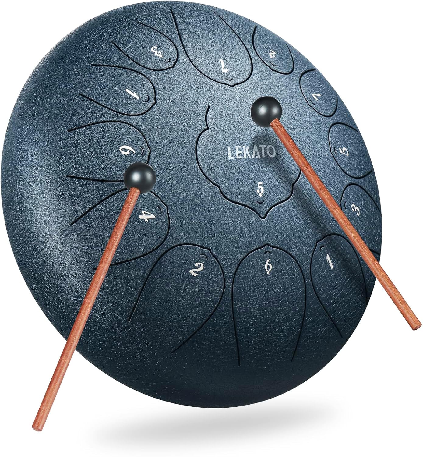 Amazon.com: LEKATO Steel Tongue Drum 12 Inch 13 Notes, Rain Drum