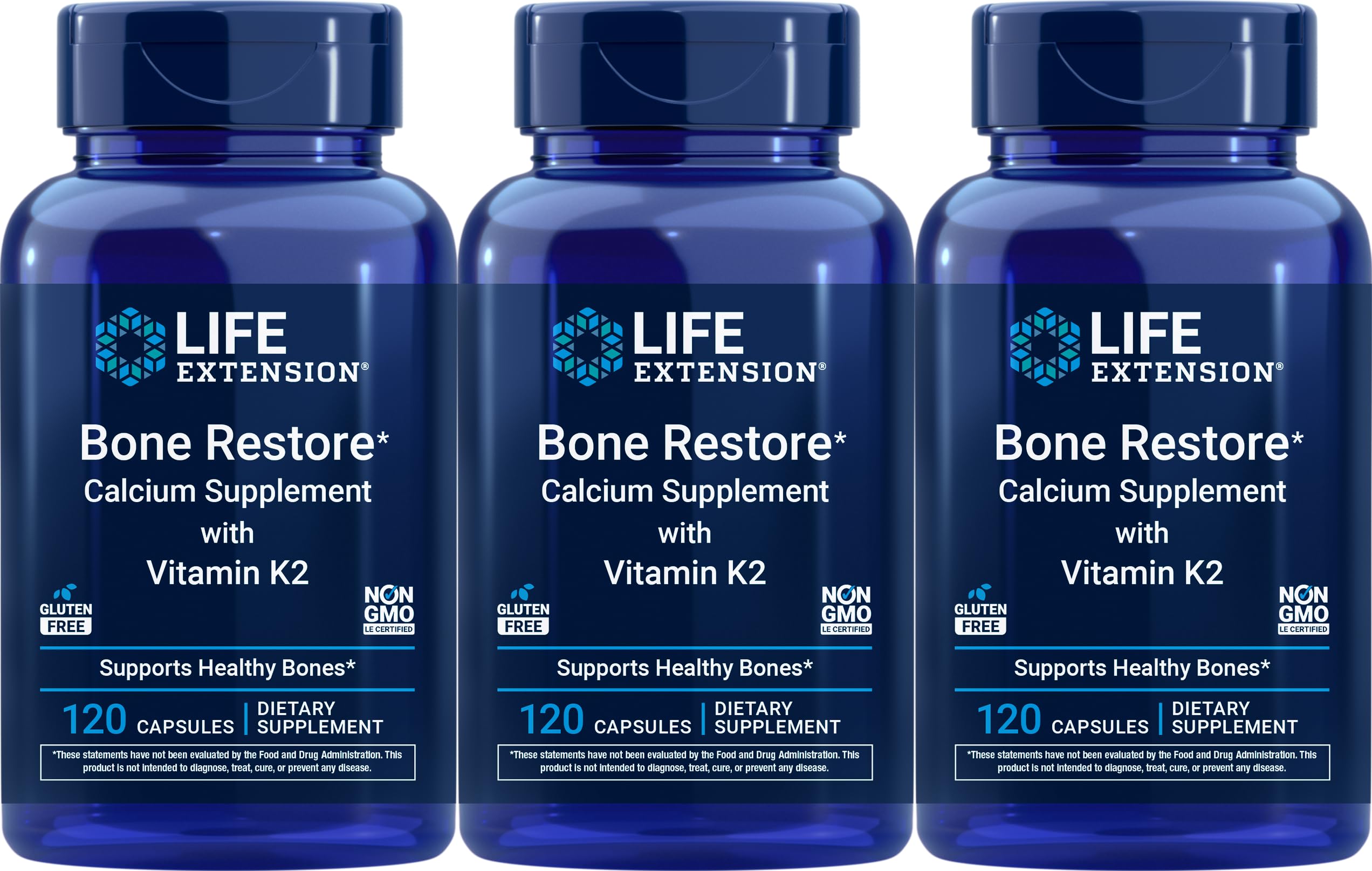 Bone Restore Vitamin 120 Capsules Pack 3