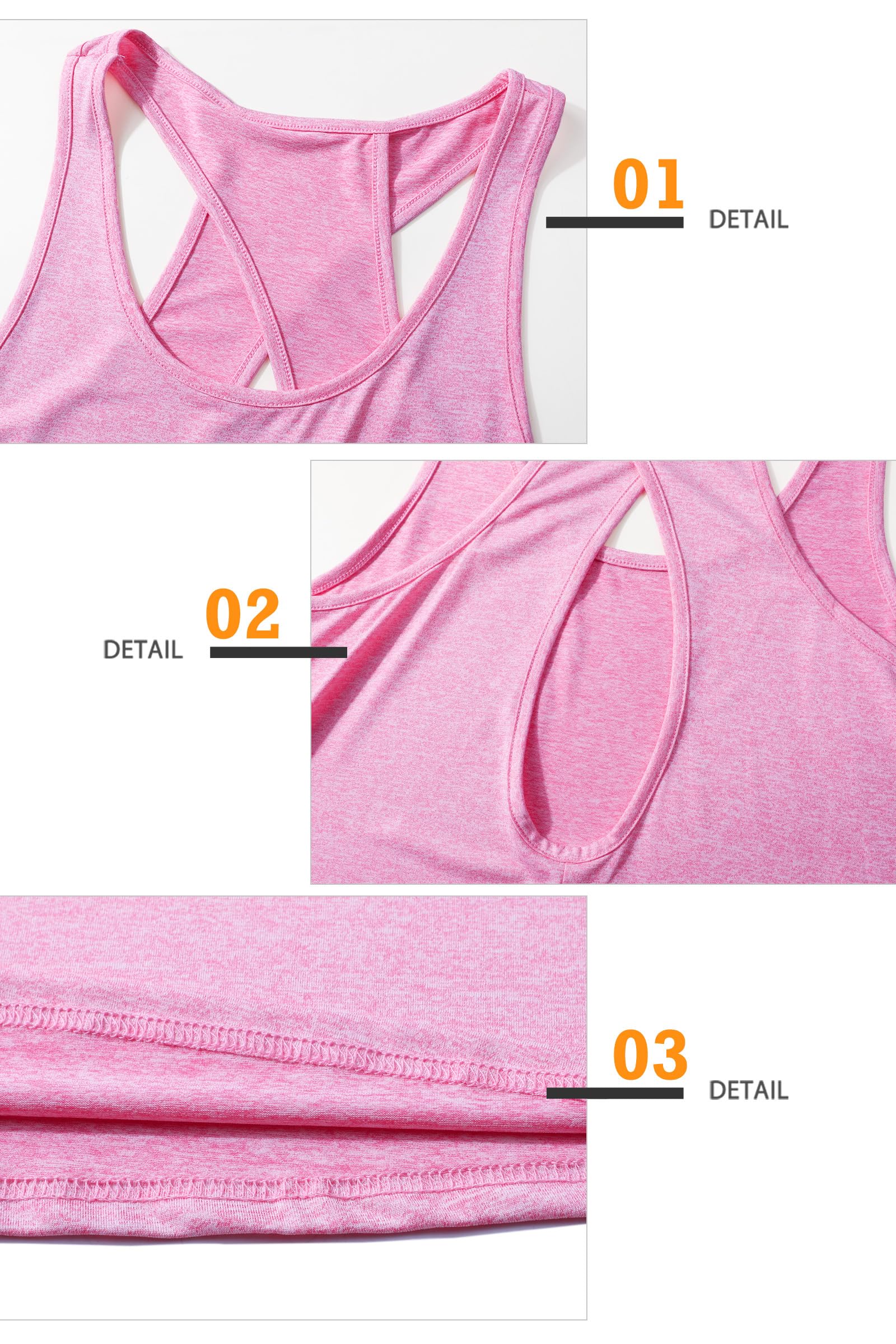 Superora Tank topy damskie, sportowe, joga, racerback, fitness, bieganie, trening bez rękawów, koszulka
