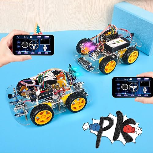 Miniatura 4 de OSOYOO V2.1 Smart IOT Robot Car Kit para Arduino - Educación STEM temprana para adolescentes y niños principiantes - Aprende circuito, sensor -