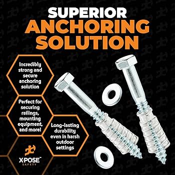 Amazon.co.jp: xpose安全コンクリートアンカーセット 4インチ