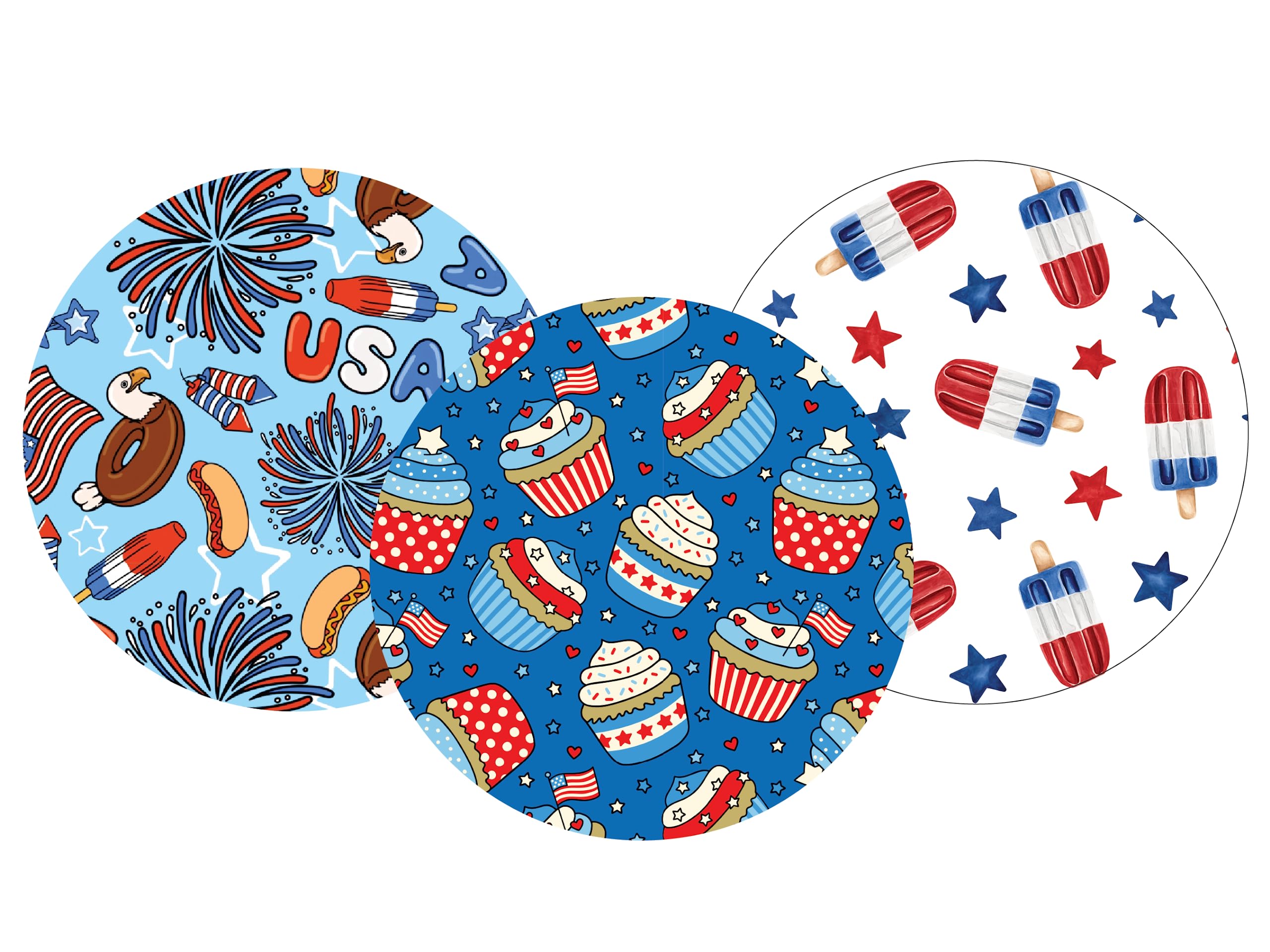 Glucomart Adhesive Patches for Dexcom G7, Libre 3, Stelo, Instinct & Lingo CGMs No-Lift No-Fray Complete Coverage CGM Tape 3-Pack Waterproof &