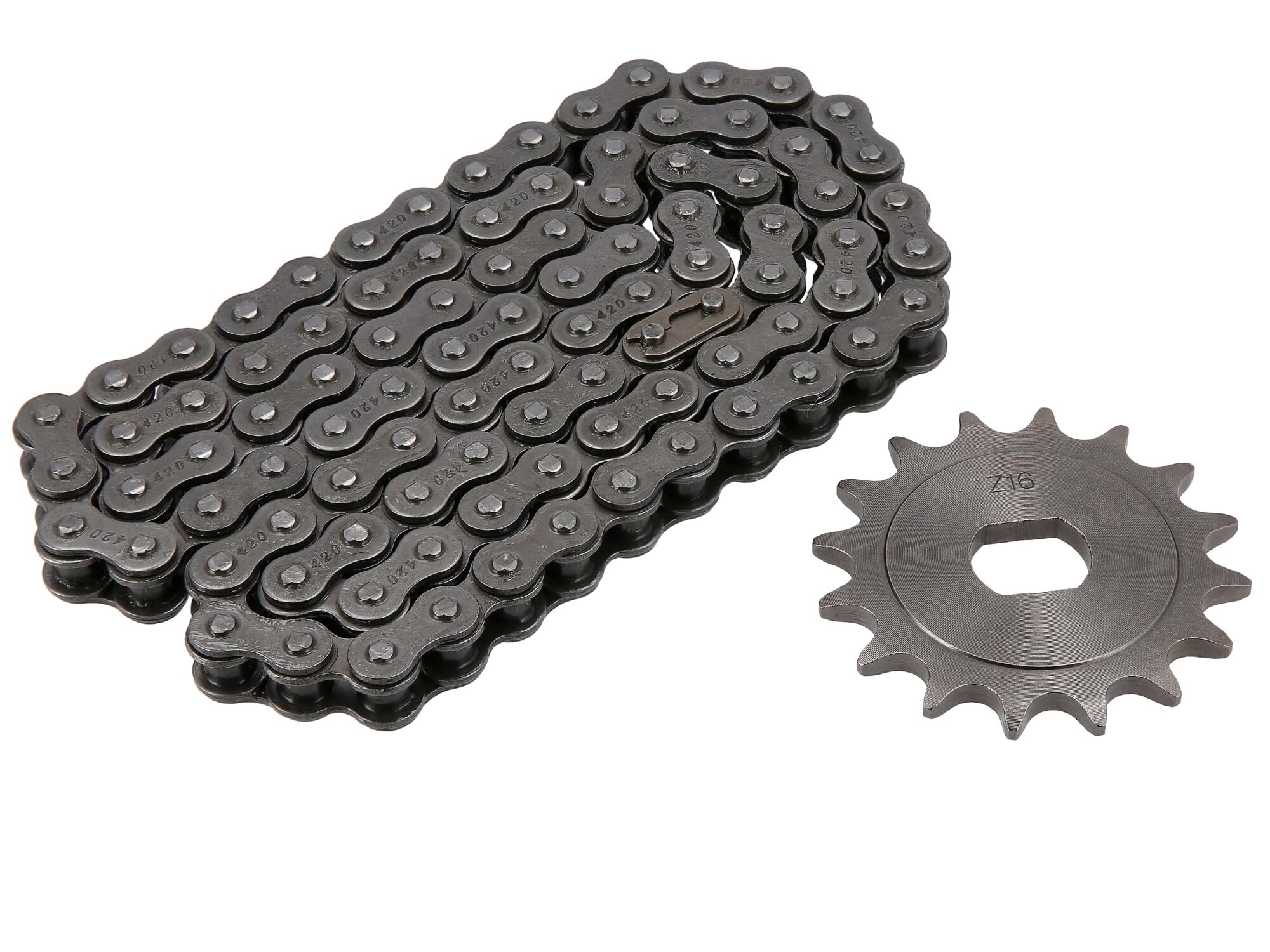 Großes Kettenradantrieb-Set (Ketten-Set) - für Simson SR50, SR80
