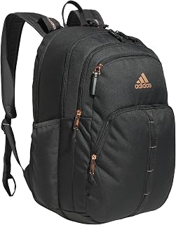 Prime Backpack for Work, Travel Bag for Women and Men with Padded Compartment for Laptop, Carbon Grey/Rose Gold/2, One Size