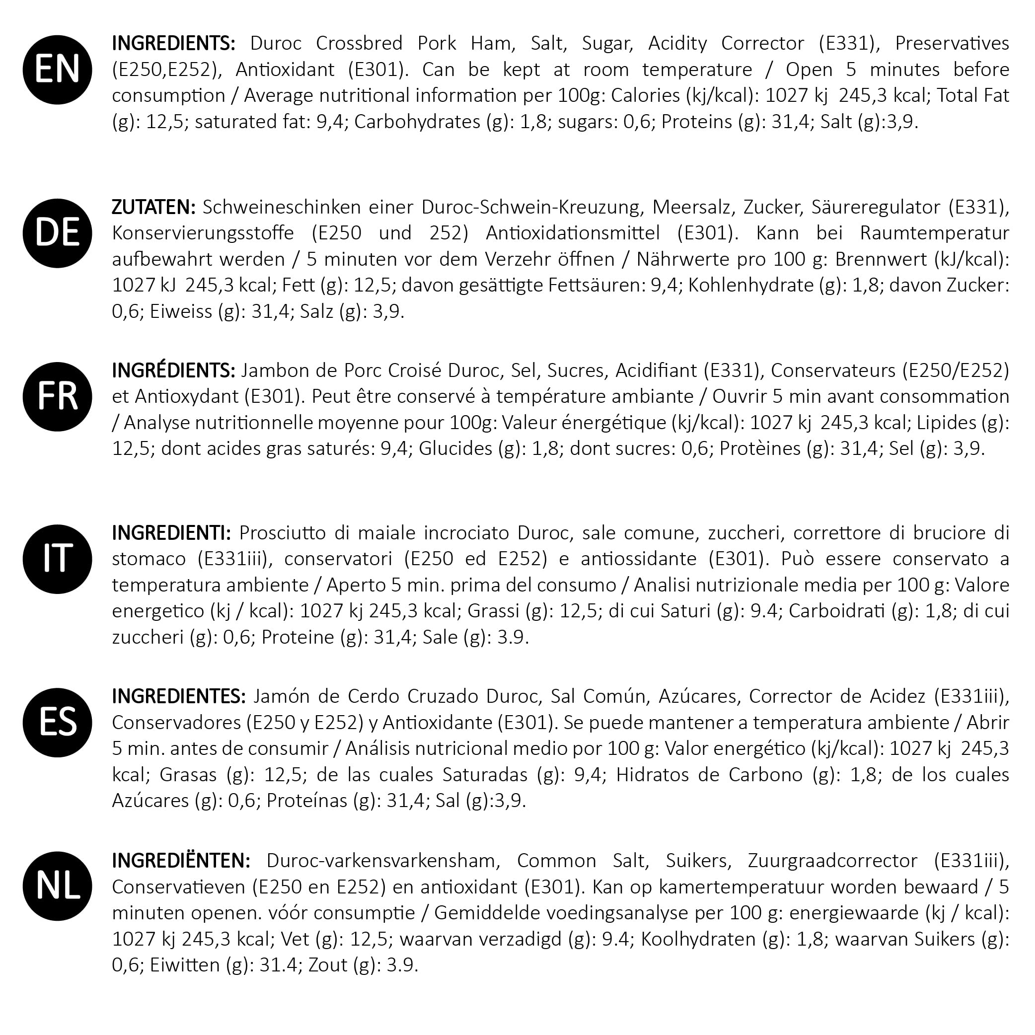 Serrano Ham Cured Duroc Reserva Boneless + Ham Stand Spanish Jamon