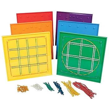 Learning Advantage Ctu7748 6in Double Sided Geoboards