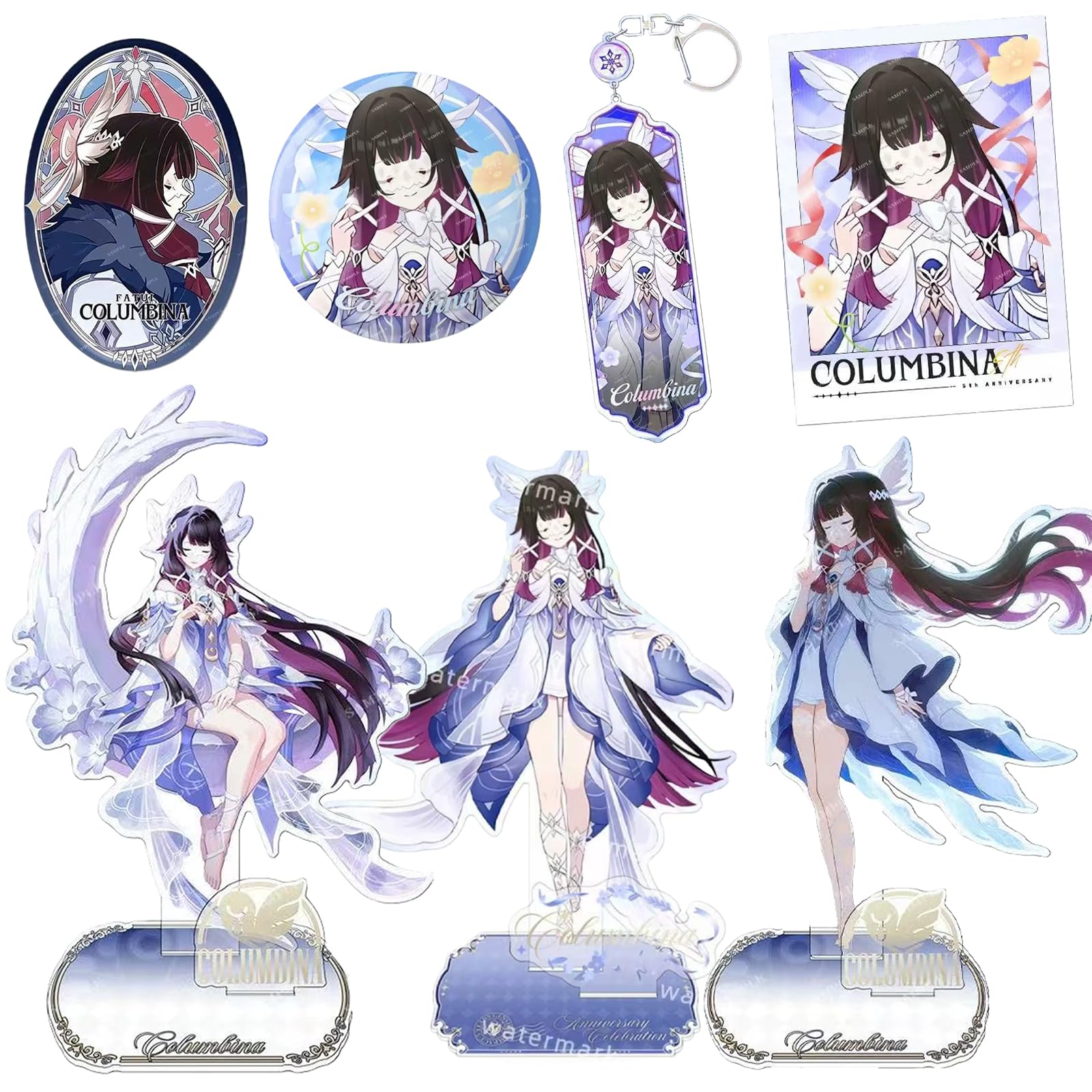 Amazon.co.jp: [プタロミ]原神 げんしん グッズ 少女 コロンビーナ