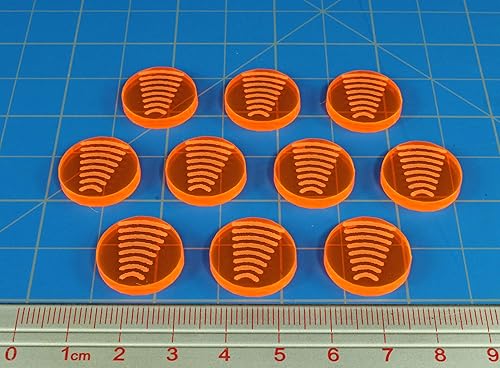 Miniatura 6 de LITKO Fichas Space Fighter de segunda edición  Compatible con Star Wars X-Wing Miniatures Game  Paquete de 10 fichas de enfoque triangular