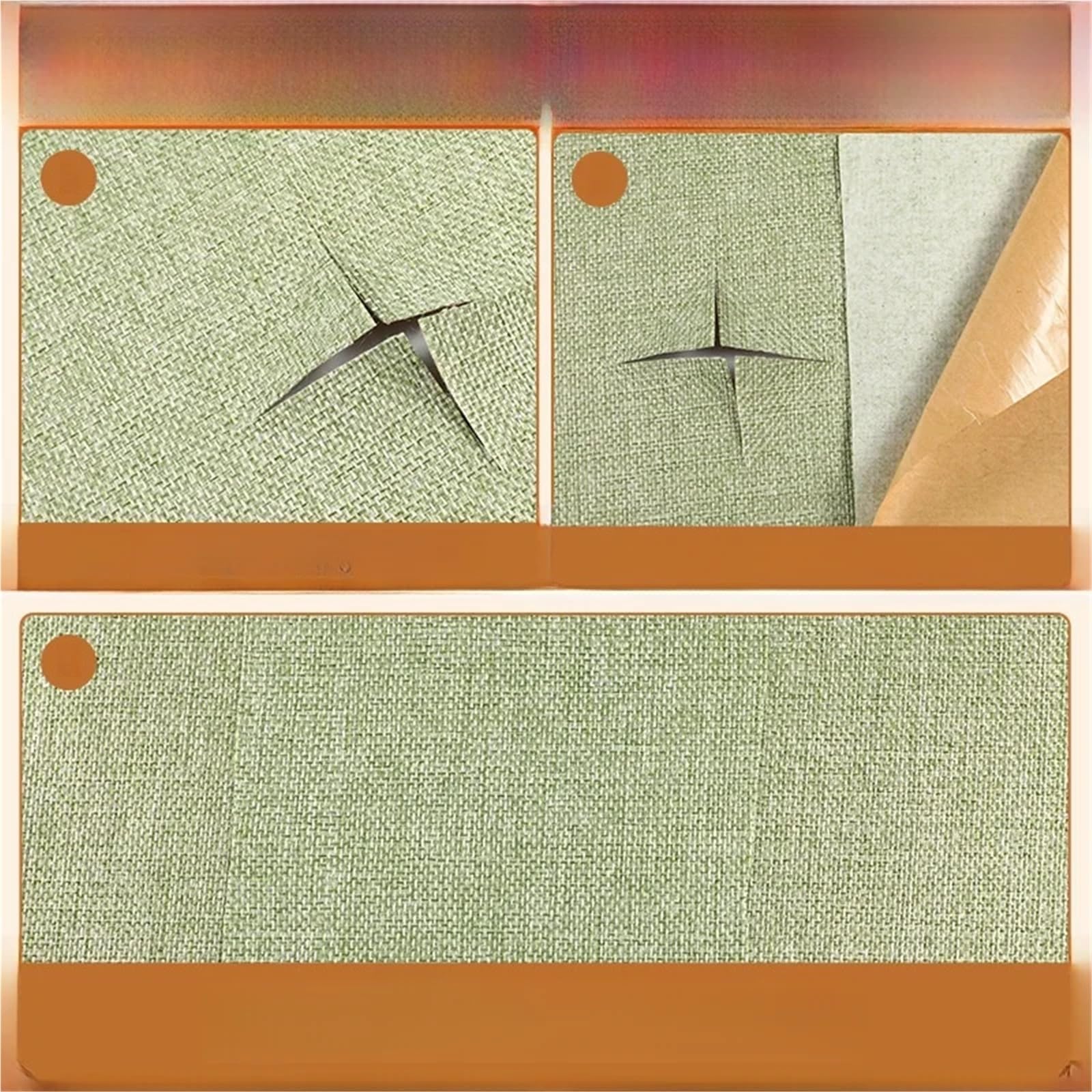 Tela Lino Tela De Lino Autoadhesiva | Mostrador Sofá Folleto Álbum Caja De Regalo Embalaje Material Retro Moderno