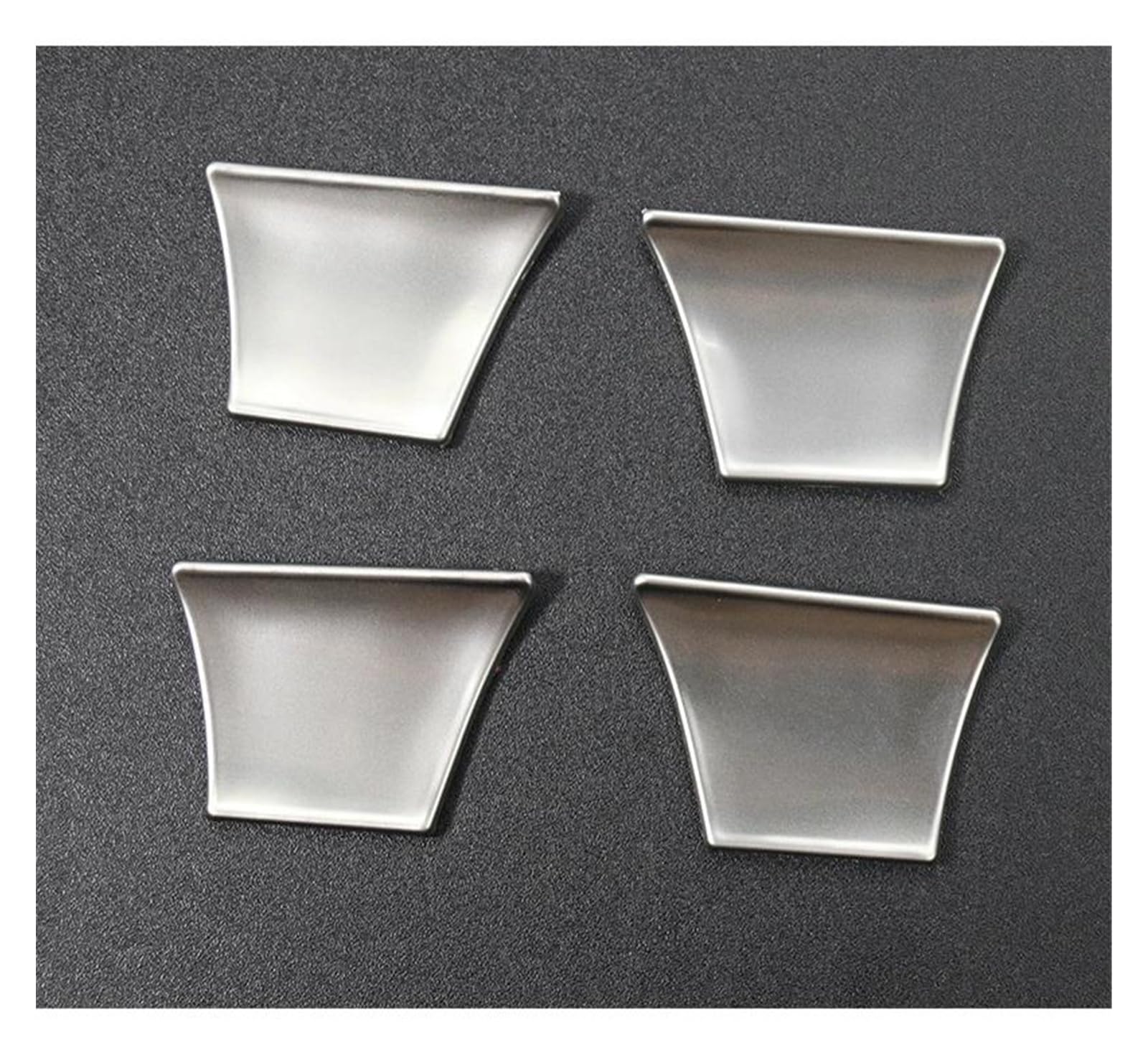 Auto Decorazione Interna Auto Chiusura Centralizzata Sblocco Interruttore Bottoni Porta Interna Bracciolo Maniglia Copertura Trim Per A4 B6 B7 2002-2008 Accessori Auto Interni Modanature(Silver door b