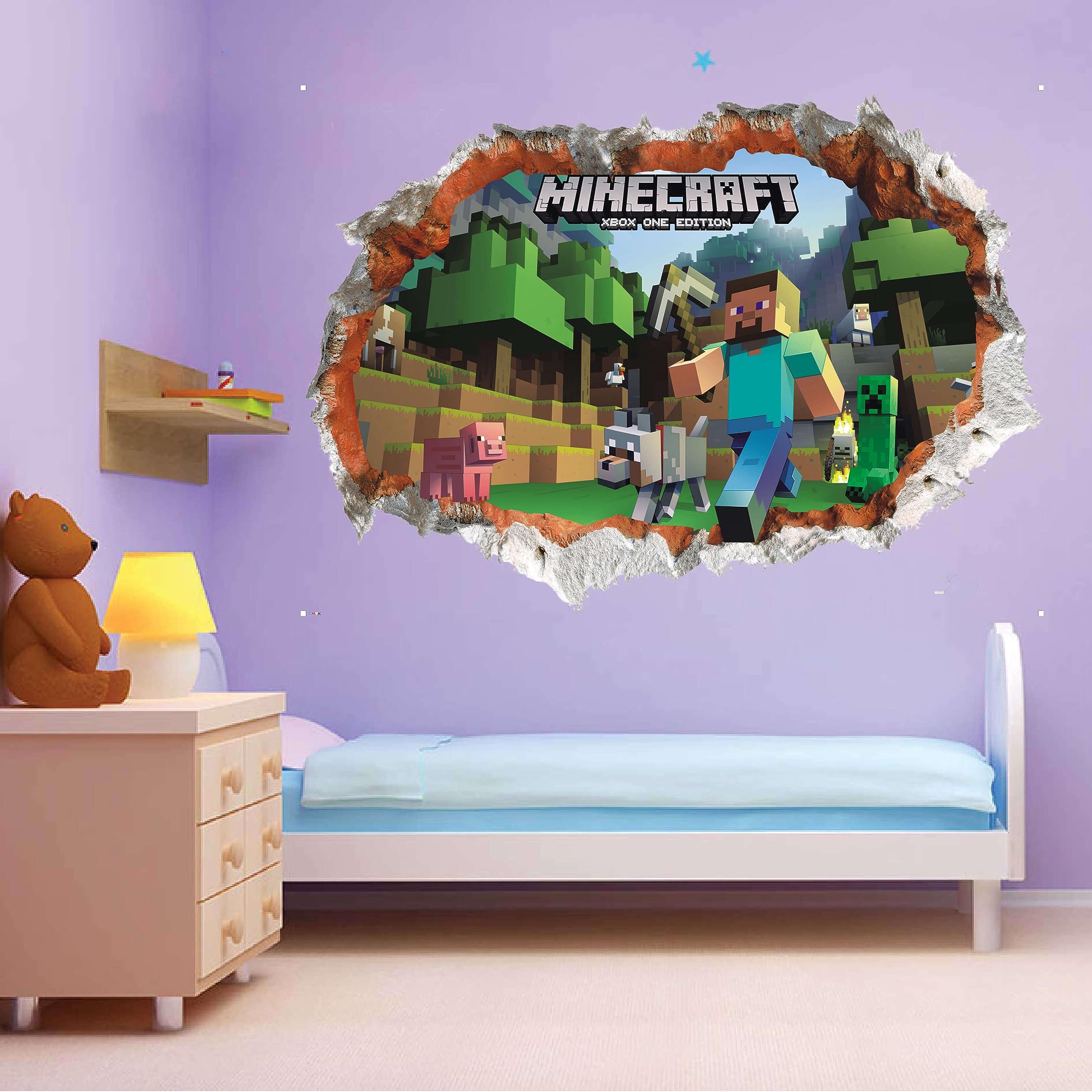 3D Wandsticker Für Jungenzimmer - Wanddekoration Für Kinderzimmer