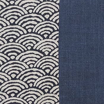 オーダー品】お箸袋なみなみ柄モノトーンポケット付き