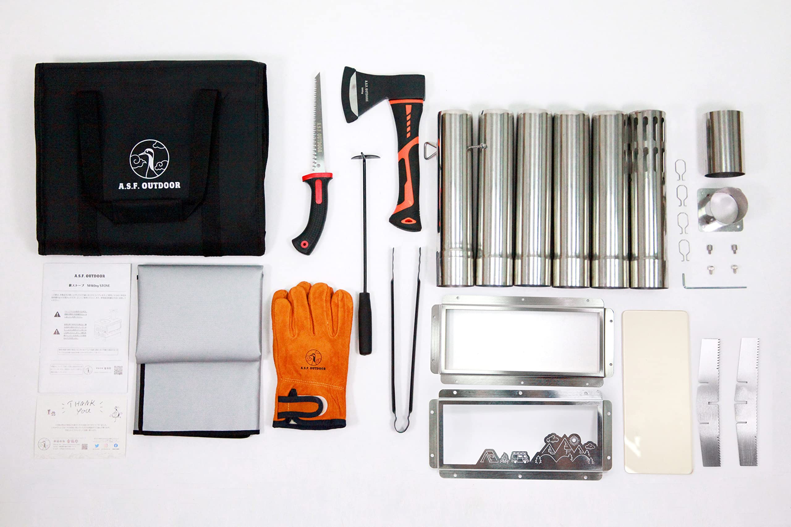 Amazon | A.S.F. OUTDOOR 薪ストーブ MAKIng STOVE （メイキング