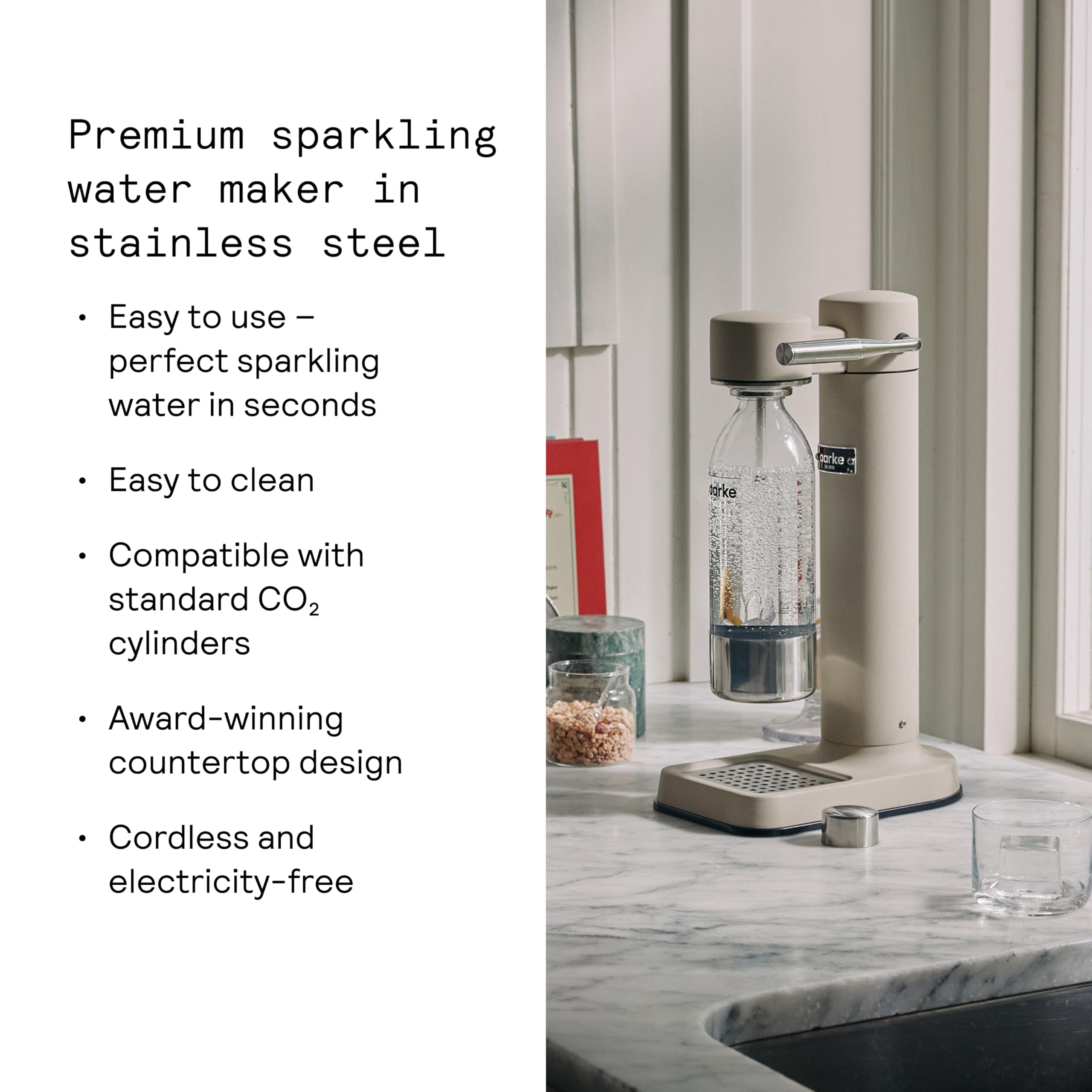 国内正規品 宝*り様 AARKE 1本 60L 予備用 新規 ガスシリンダー sodastream（ソーダストリーム） 炭酸水サ ソーダストリームガスシリンダー対応] キッチン家電