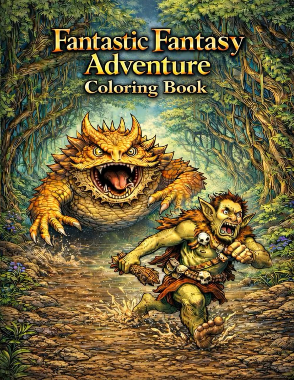 Fantastical Fantasy Adventure Book: Coloring Book (Fantastic Fantasy Coloring Books)