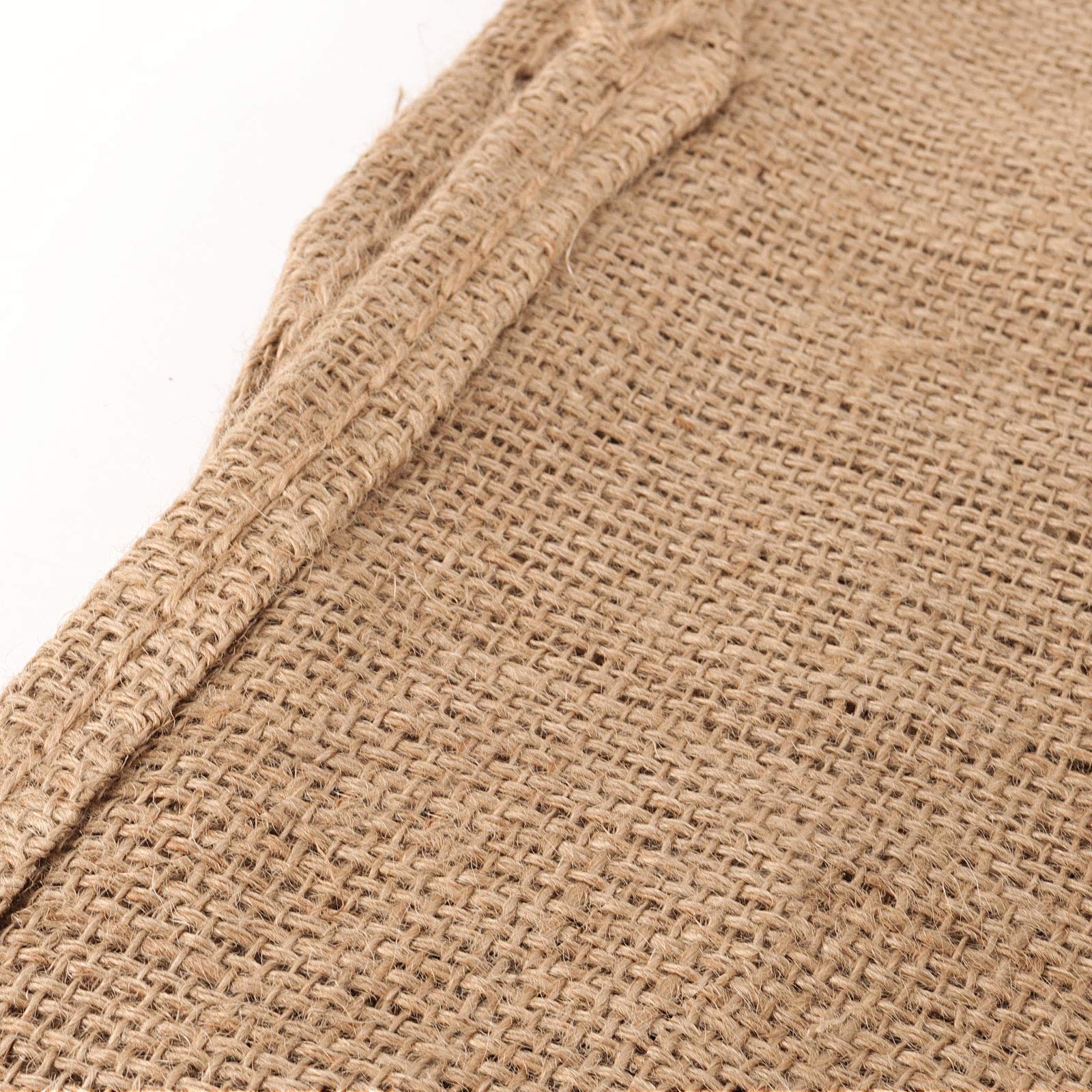 Lot de 6 sacs de rangement en toile de jute de 101,6 x 61 cm pour le jardinage, les pommes de terre - Sacs de course pour adultes et enfants - Robuste et réutilisable - En toile de jute