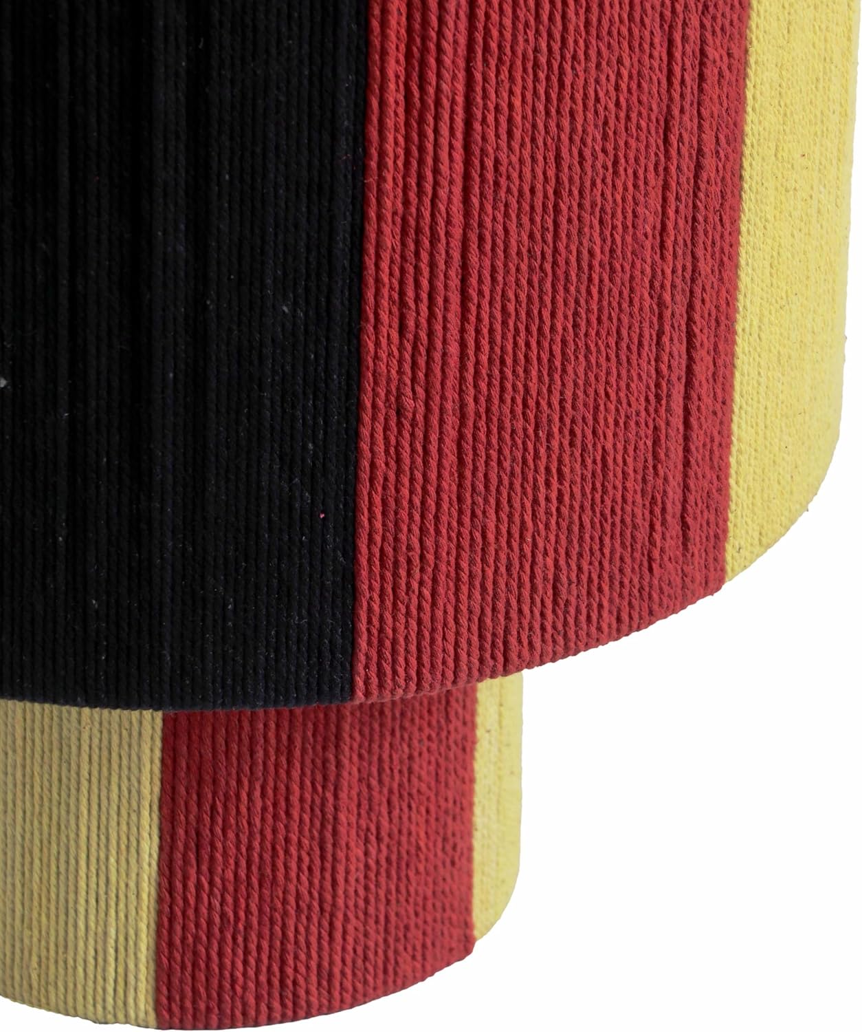 Tov Furniture Guinevere Red and Yellow Striped Cotton Table Lamp