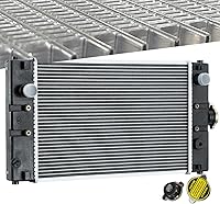 Vista 16 de OE # 6C040-58522 Reemplazo del radiador de aluminio para Kubota Tractor B1700 B2100 B2400 6C040-58520 H6C00-58500, radiador de tractor