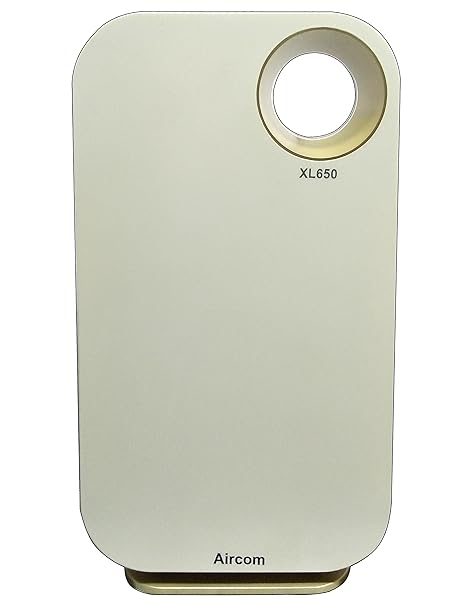Aircom Air Purifier XL 650 with True HEPA Filter, Anti-Bacterial Filters Activated & Carbon Filter Removes Dust Smoke Bacteria Area Up to 650 Sq. ft, Best for Homes Offices