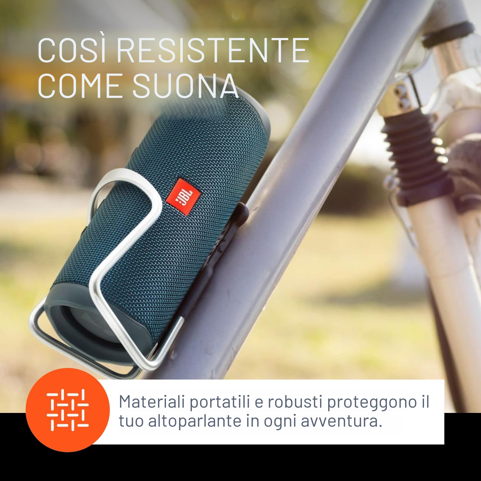 JBL Altoparlante Bluetooth portatile impermeabile FLIP 5 - Nero