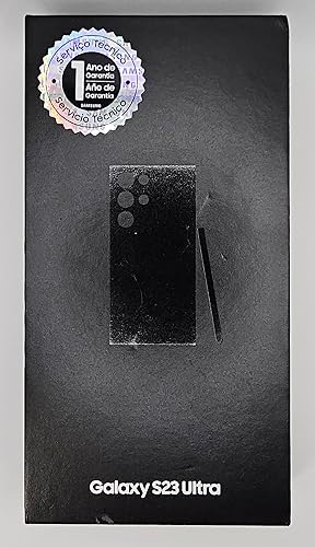 SAMSUNG SAMSUNG Galaxy S23 Ultra 5G (SM-S918B/DS) Dual SIM 256 GB/ 8 GB de RAM, versión internacional desbloqueada GSM, negro fantasma