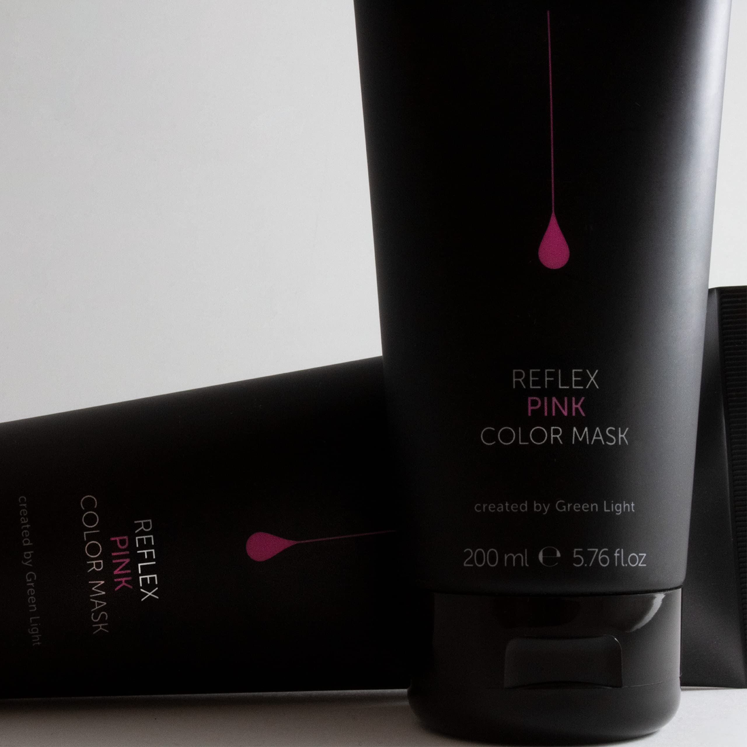 Luxury Hair Pro, Reflex Pink Color Mask, Maschera Colorata Capelli, Nutriente e Lucidante, Riflessi Intensi e Brillanti, con Proteine della Seta e Olio di Argan, Rosa, 200 ml