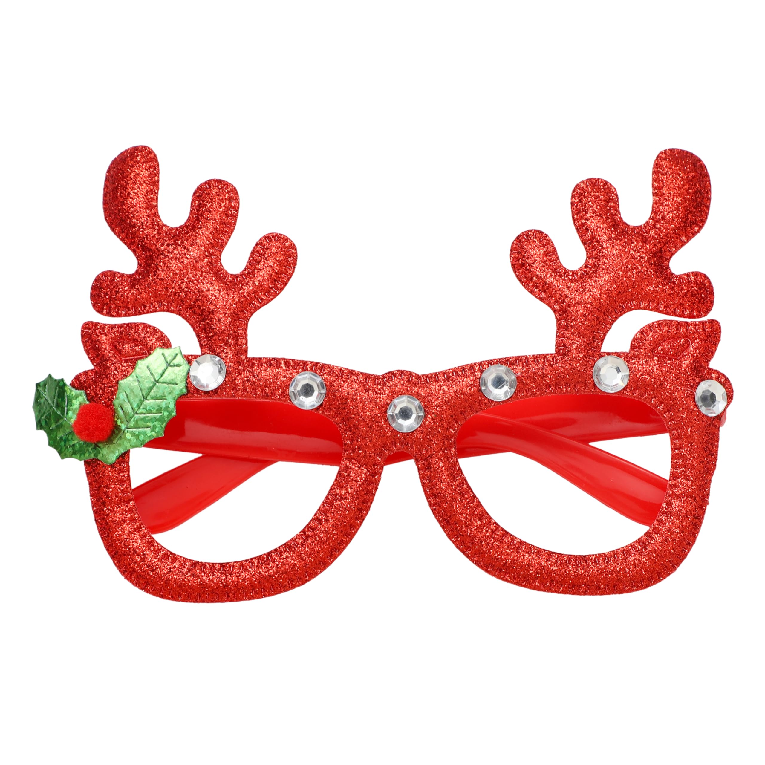 Komonee 12 x Christmas Novelty Glasses Sunglasses, Red, 12 works of Glasses - Image 4