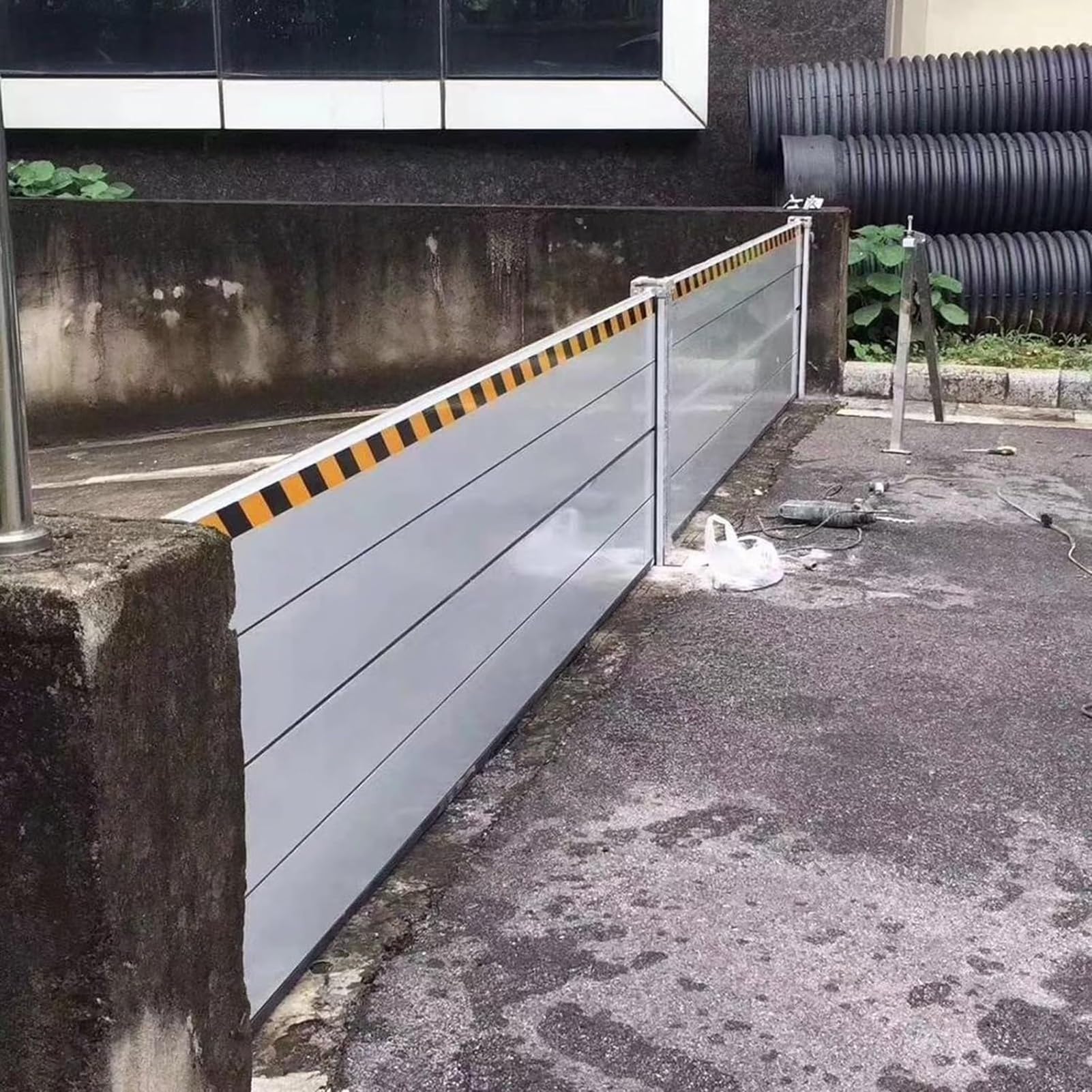 Barrière anti-inondation pour porte de garage hauteur 40 60 80 cm
