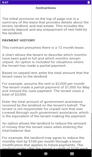 Rent Repayment Plan