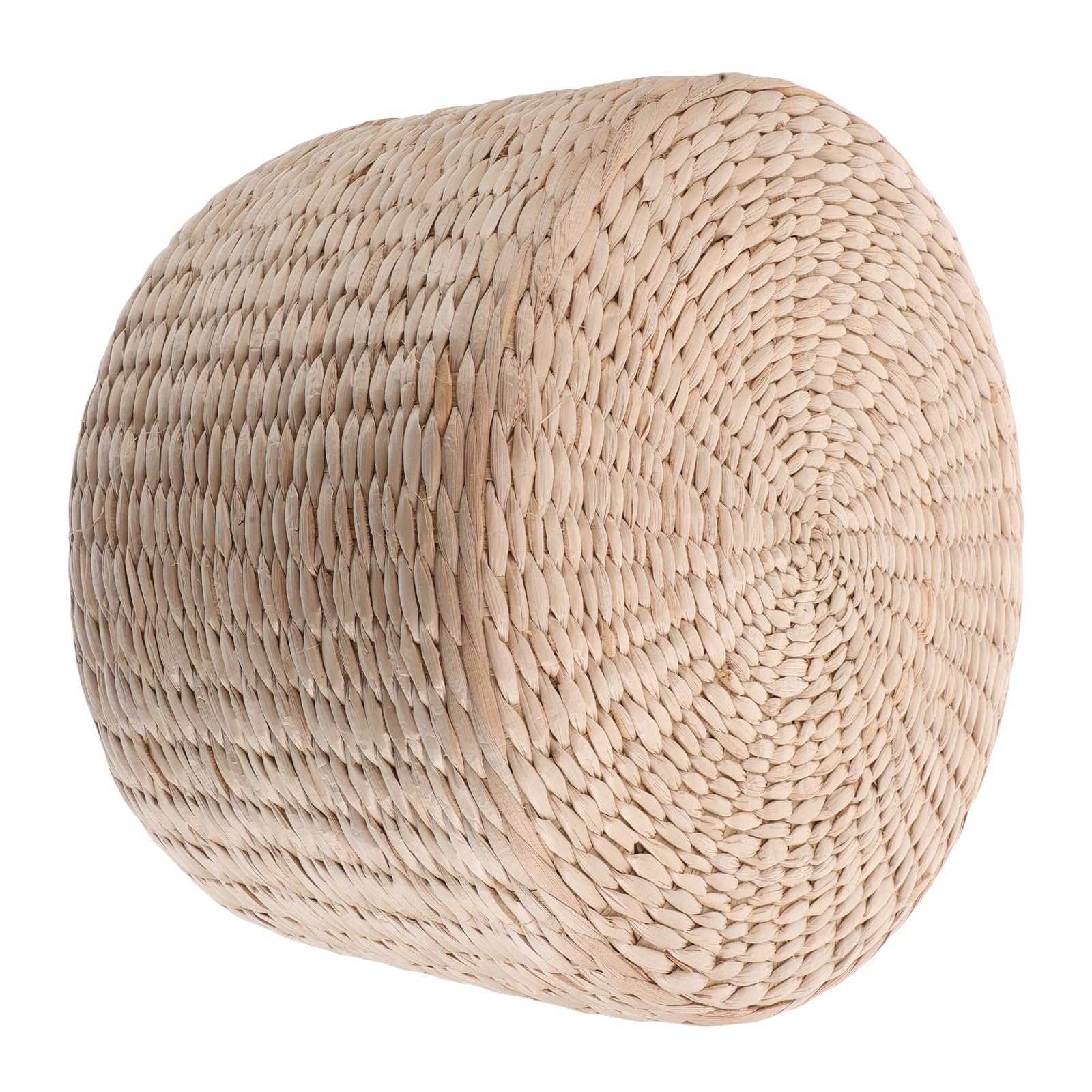 Coussin de siège rond tressé en paille pour l'assise au sol des enfants