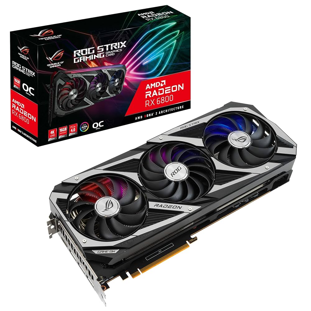 Radeon RX 6800 グラフィックボード RX6800-16G｜ビデオカード｜ASUS 日本