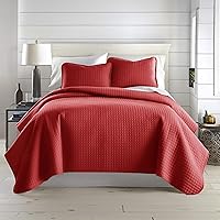 Vista 40 de Southshore Fine Living, Inc. Edredón acolchado de verano, juego de ropa de cama tamaño Queen con 2 fundas de almohada acolchadas, colcha con diseño