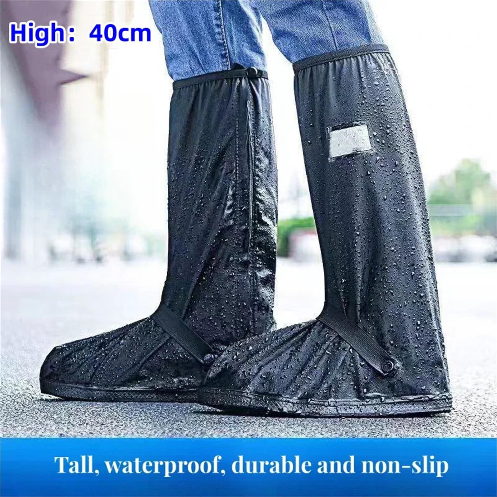Copriscarpe Antipioggia | Taglie multiple Moto Ciclismo Estate piovosa: copriscarpe riutilizzabili antiscivolo unisex