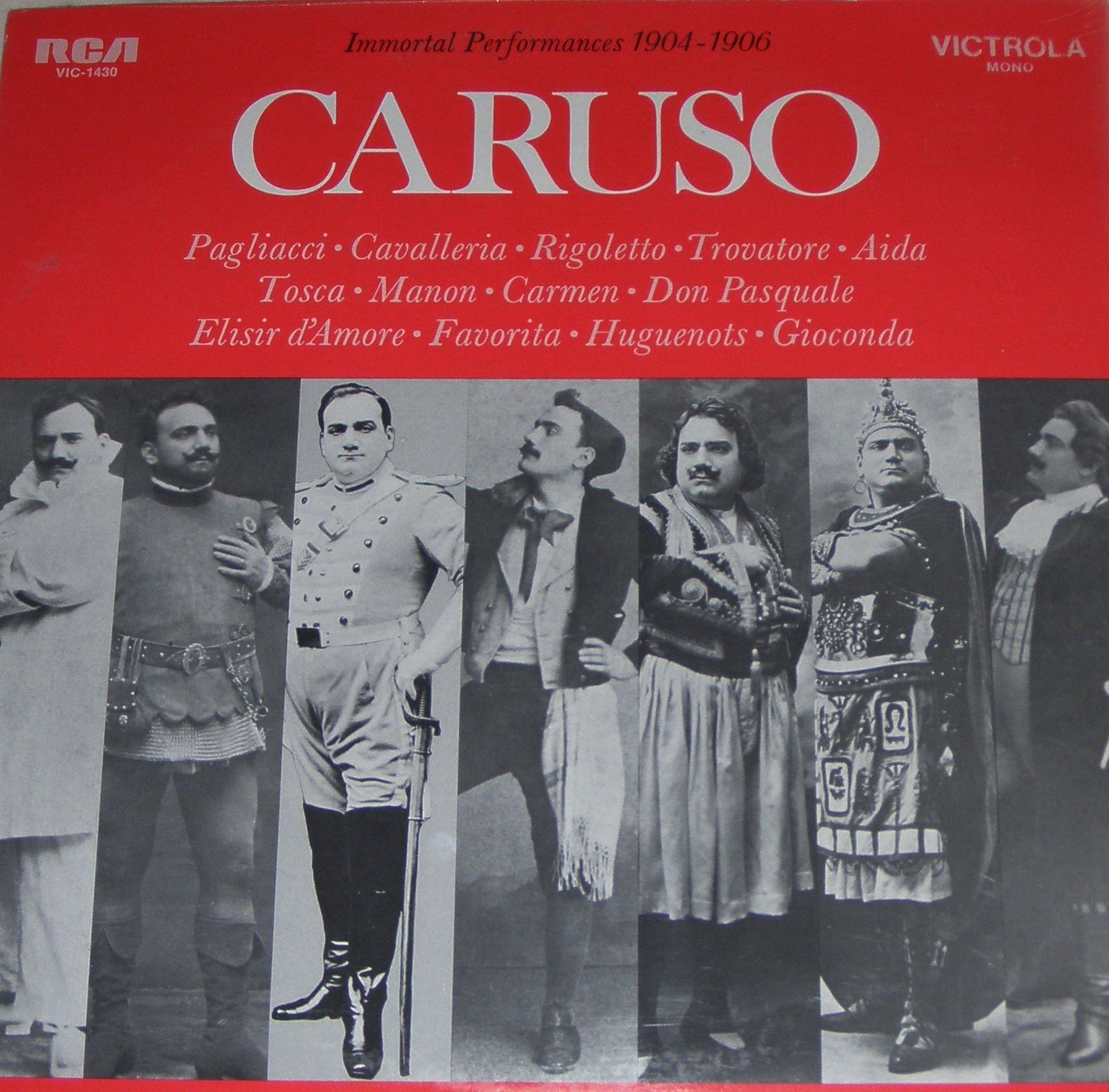 Caruso: Immortal Perfomances 1904-1906 [LP Record]