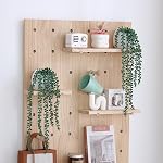 Tiita Artificial Succulents Hanging Plants, Fake String of Pearls Plants in White Ceramic, Set of 2