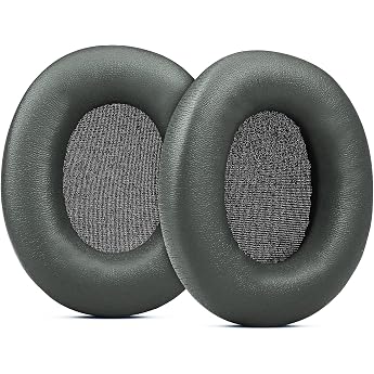 Replacement Ear Pads for Skullcandy Crusher ANC 2 Noise Cancelling Over-Ear Headphones Wireless Noise Isolating Ear Pads Memory Foam Grey