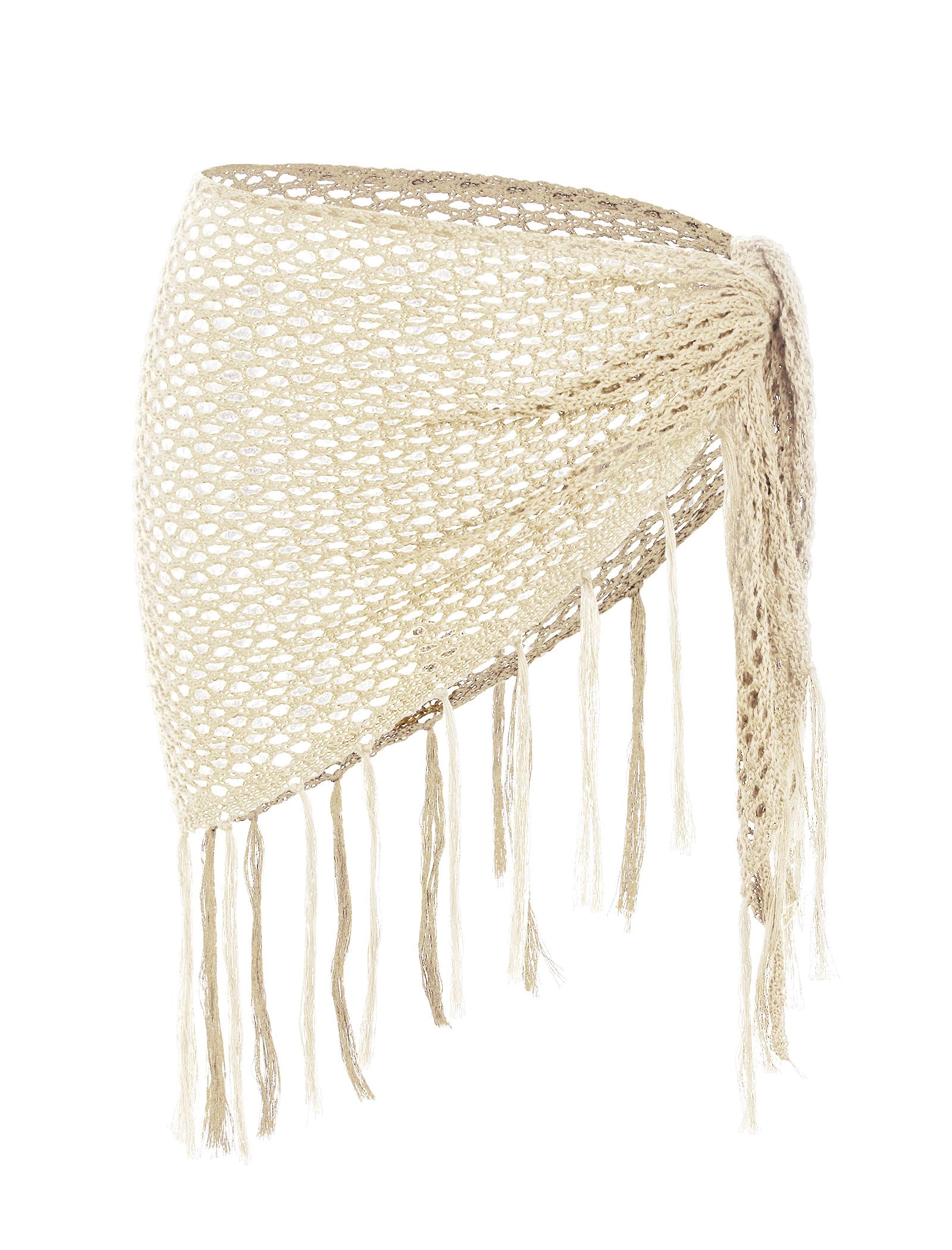 ZAFUL Crochet Sarong Coverups for Women Beach Vacation Starfish See Thru Tie Side Bathing Suit Cover Up Mini