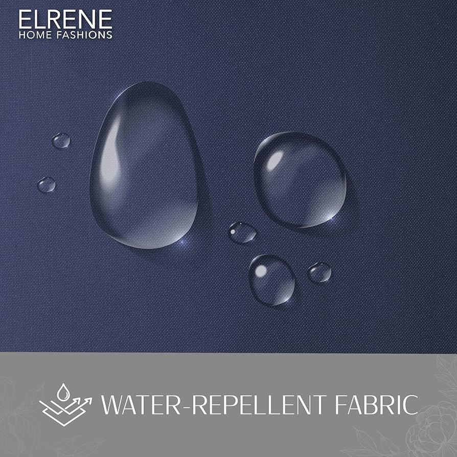 Elrene Home Fashions - Mantel De Vinilo A Cuadros Resistente Al Agua Y