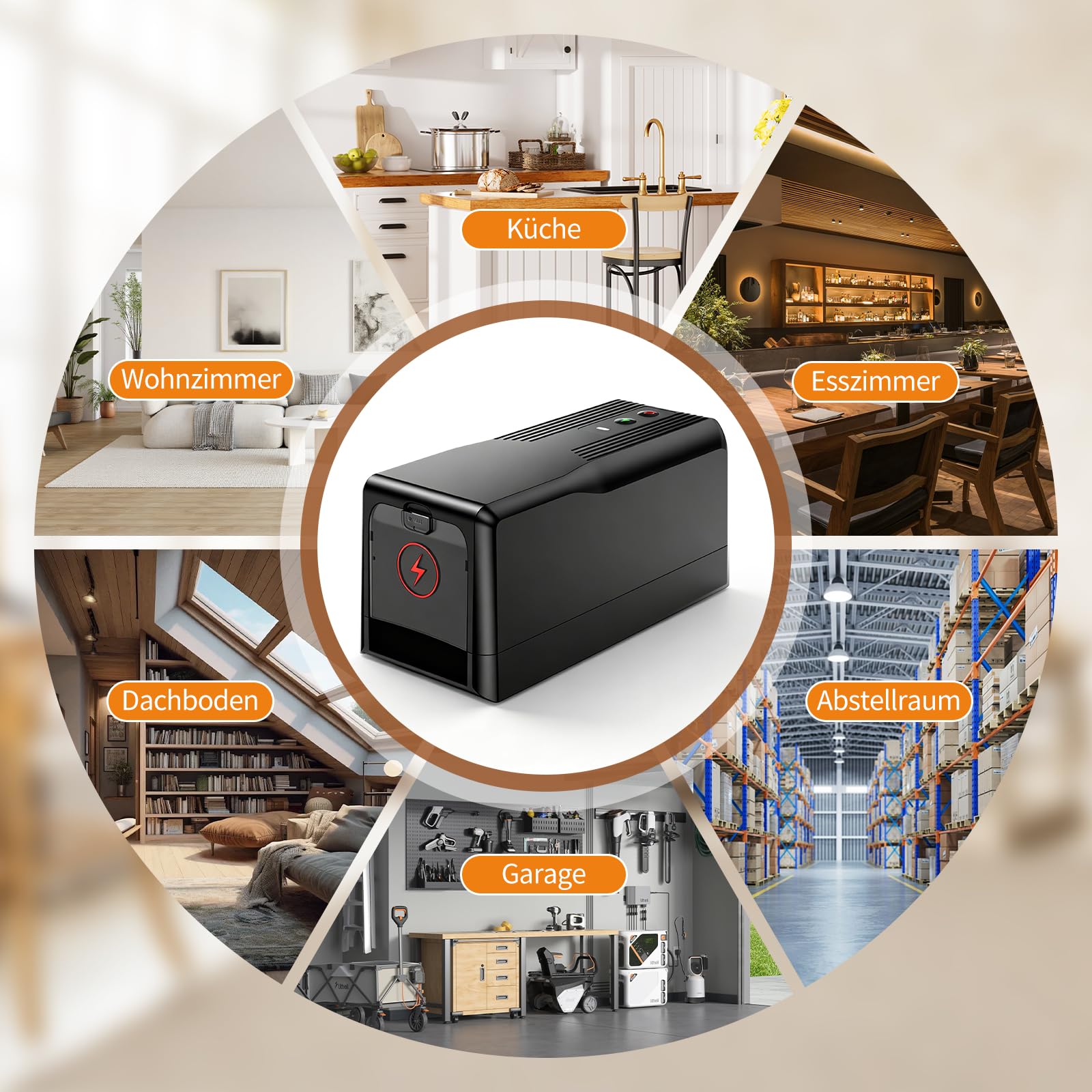 Rattenfalle Elektrisch 8000V, Elektrischer Mausfänger Mausefalle Elektrisch Große Einzug 11,5*25,5 cm,Sofortiger Schmerzloser Elektronische Schlagfalle, Wiederverwendbar & Hygienisch für Küche Keller