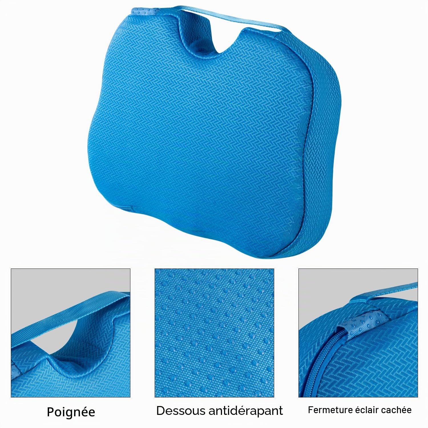 Siège rehausseur de jacuzzi pour adultes, poids inférieur (6 sections) et design antidérapant, accessoires de jacuzzi à séchage rapide, convient pour intérieur ou extérieur, avec housse de