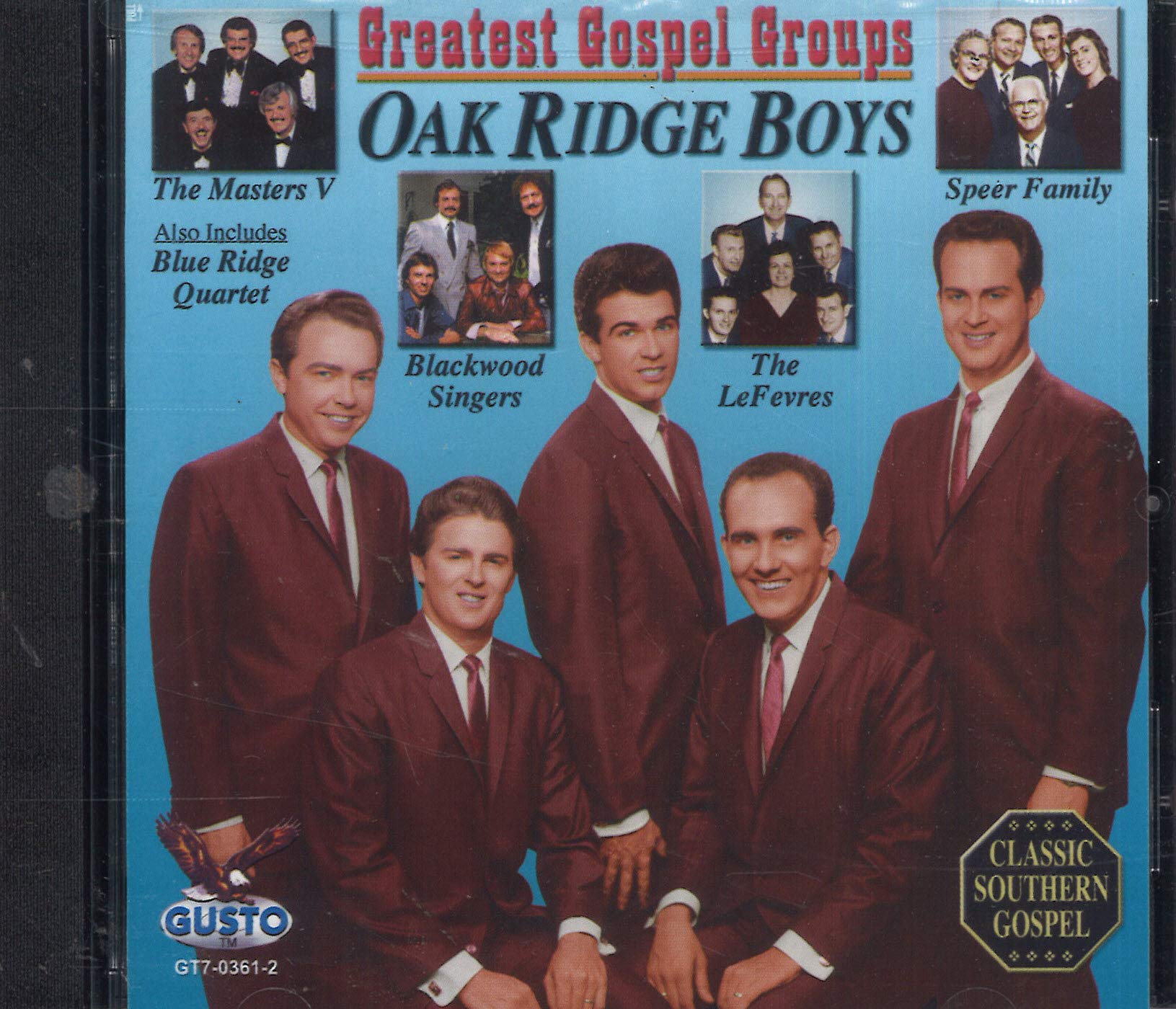 Greatest Gospel Groups Music CD Various Artists