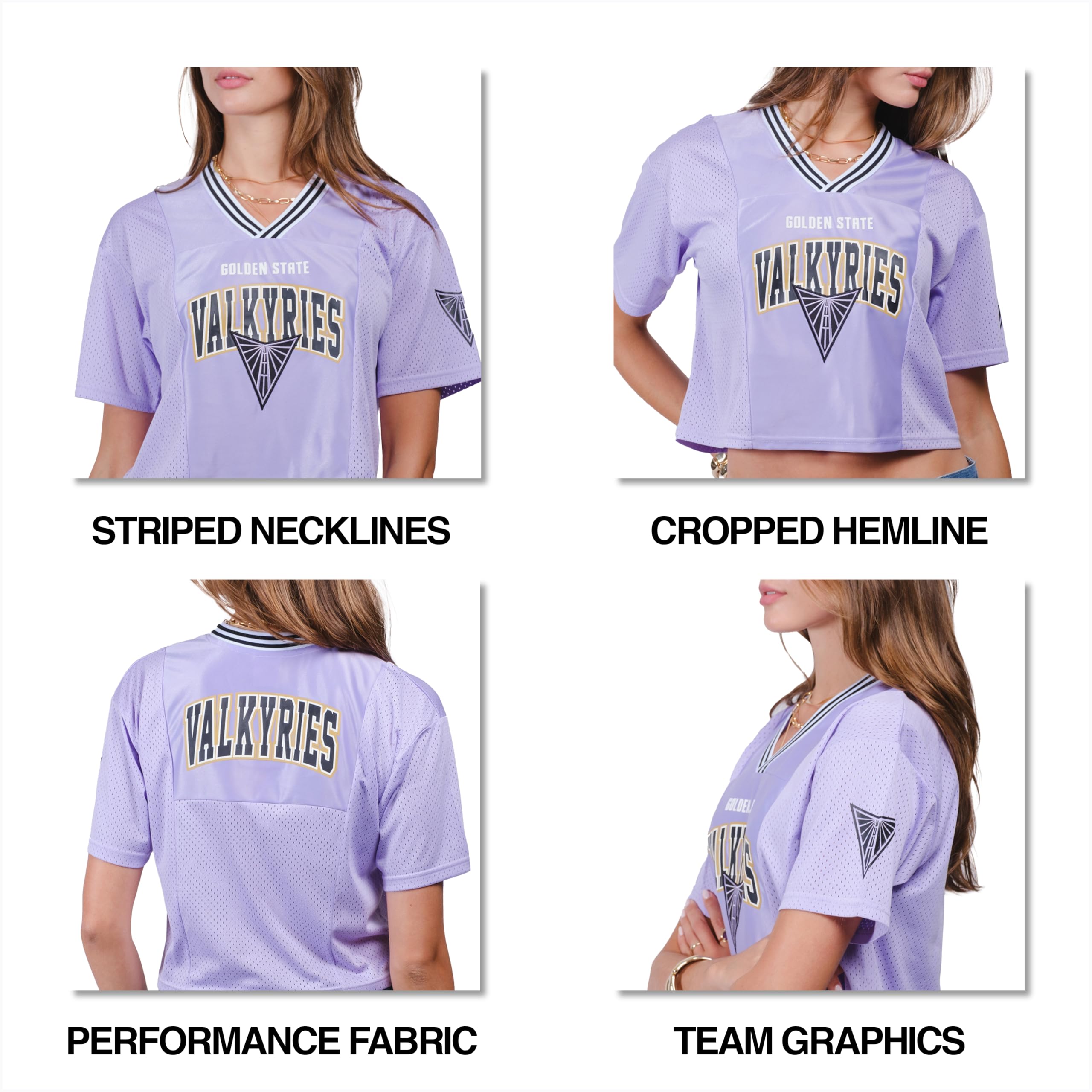 Ultra Game Canotta ufficiale WNBA da donna in jersey super morbido