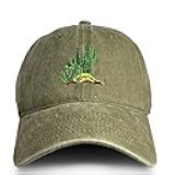 Cactus Embroidered Baseball Cap for Women Men Sun Cherry Adjustable Hat Gifts