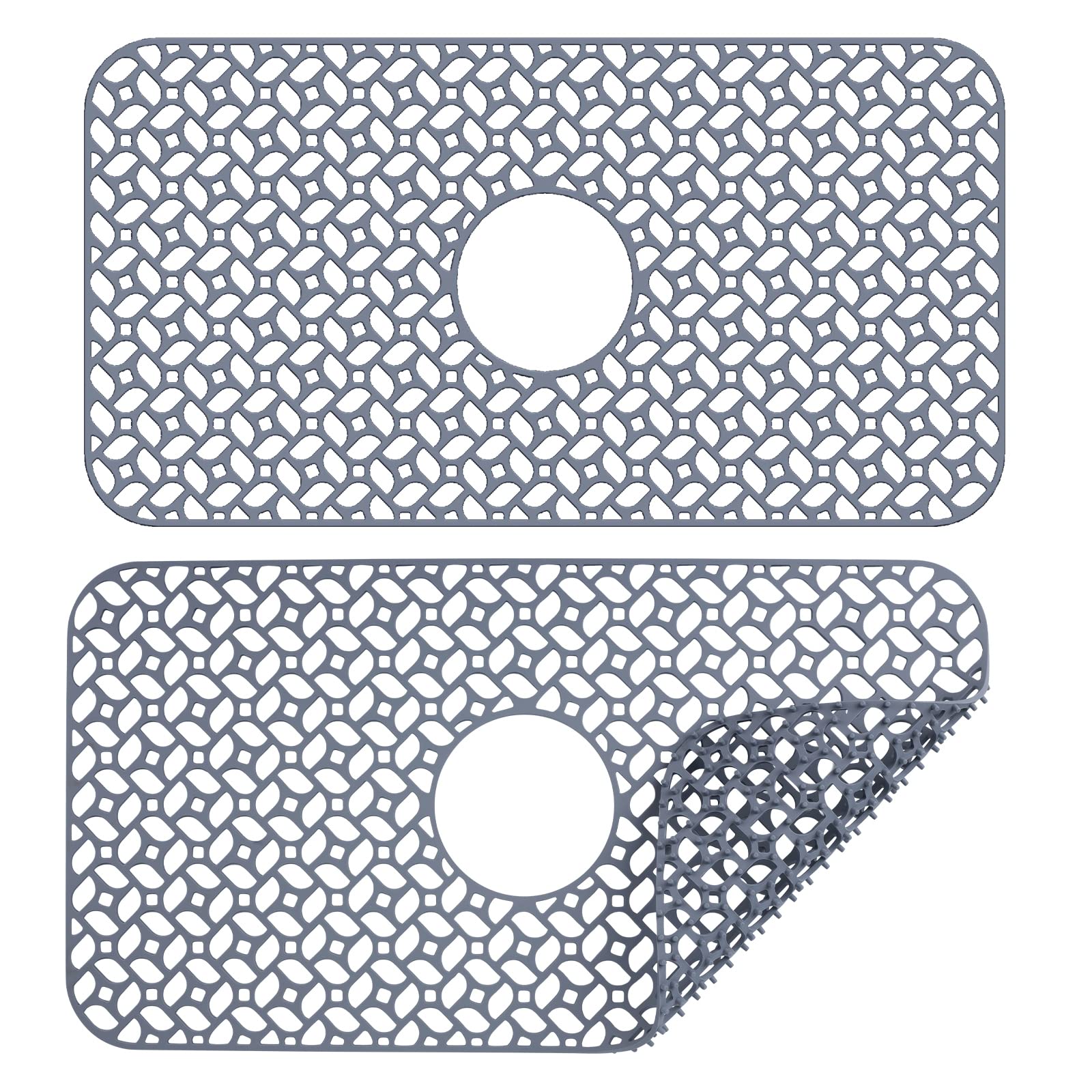 Kitchen Sink Accessories 24.8x 13 Grey Kitchen Sink Protector Grid