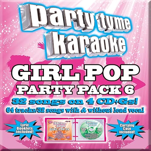 Party Tyme Girl Pop Party Pack 6 32+32-Song Party Pack