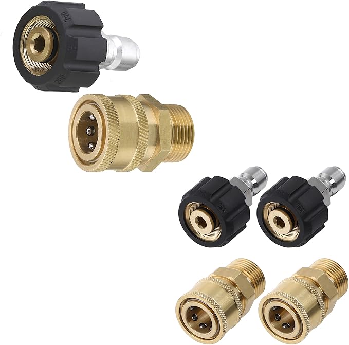 Tool Daily Pressure Washer Adapter Set, Quick Connect Kit