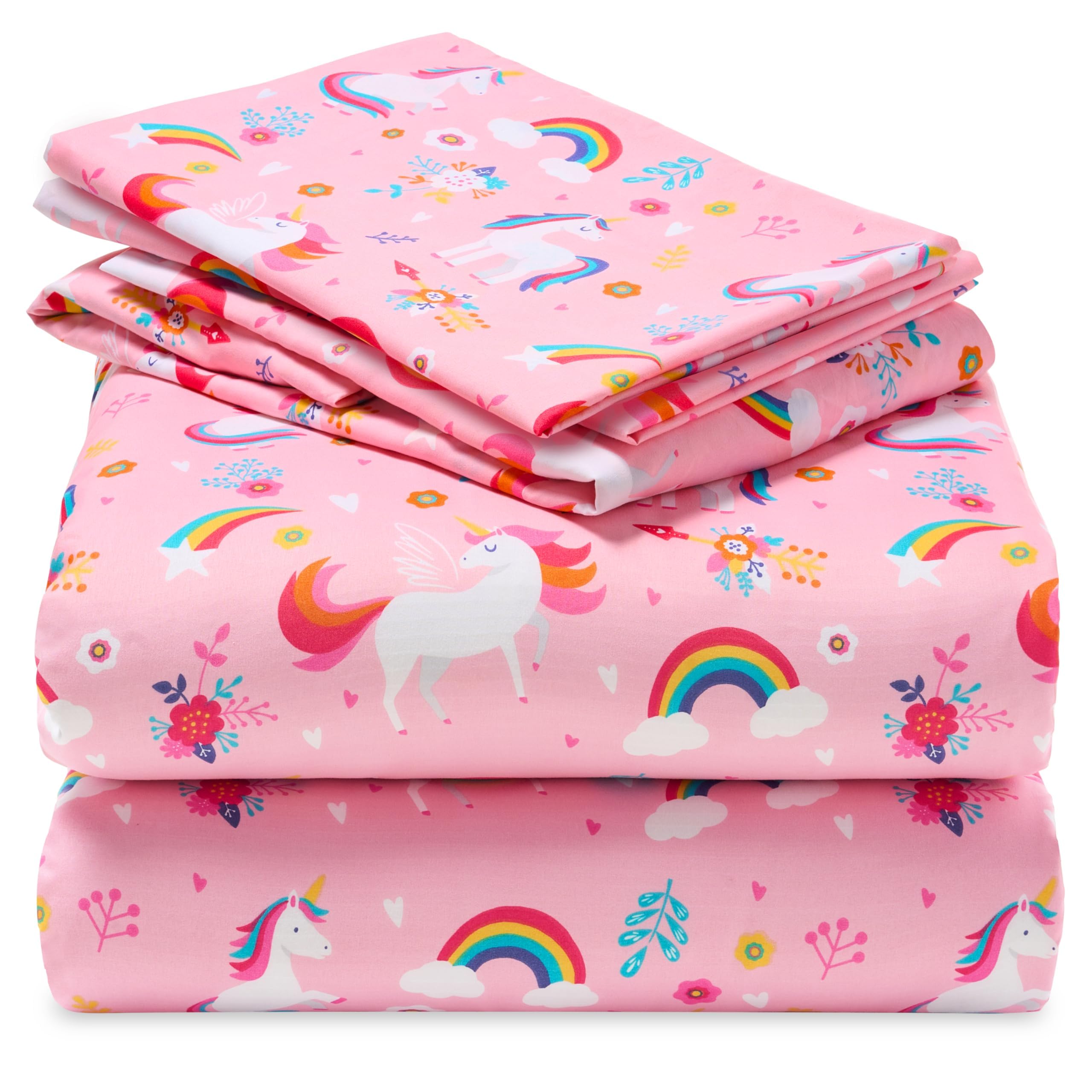 Joiedomi Kids Full Sheet Set Unicorn
